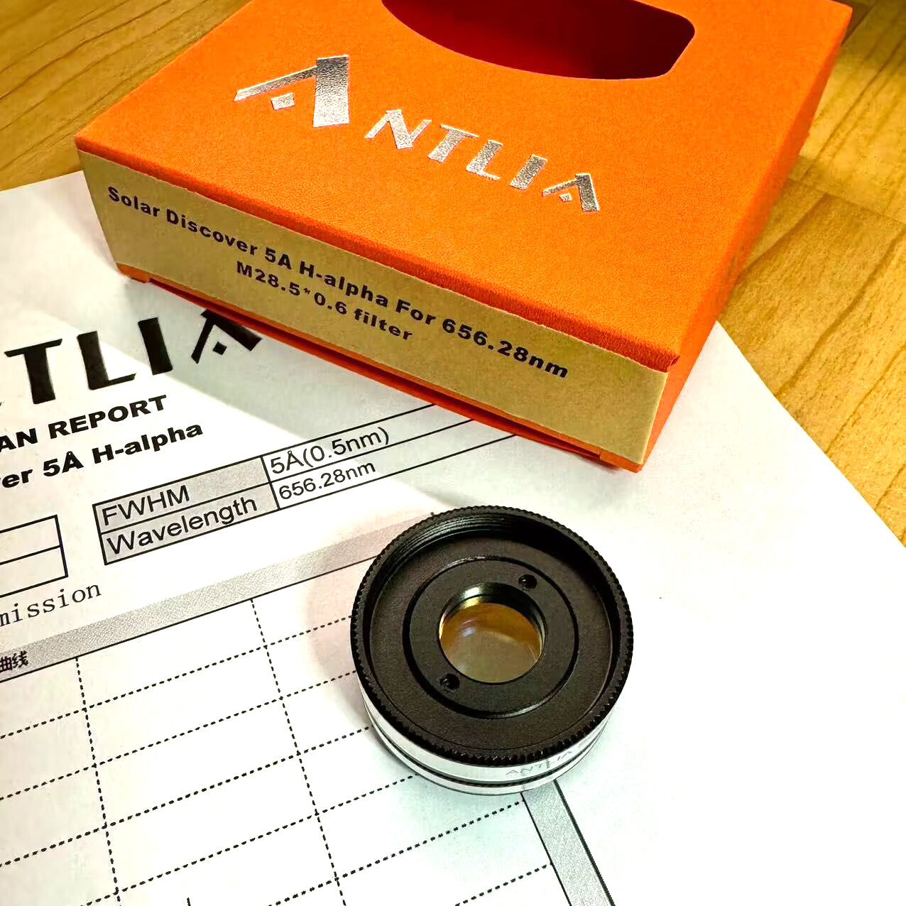 Antlia Solardiscover 5a CaK filter 5a H-alpha filter