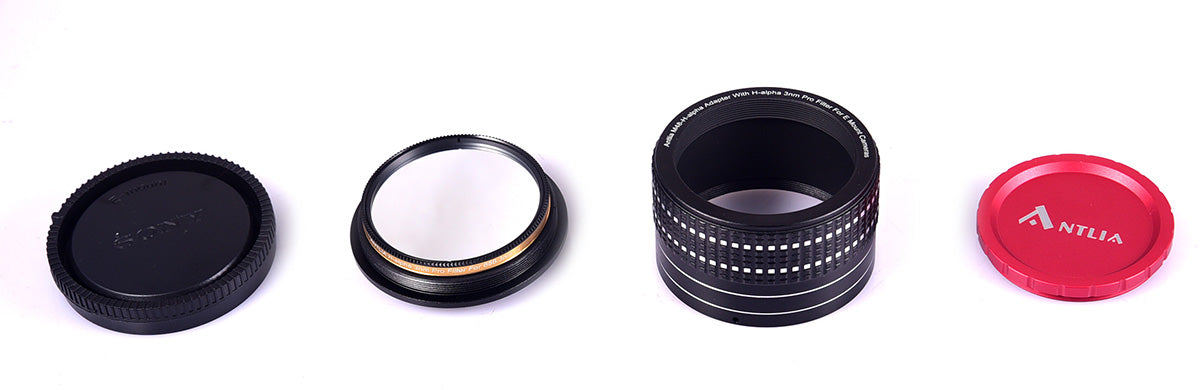 Sony E  Mount Cameras adapters with Antlia filter