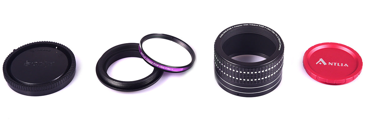 Sony E  Mount Cameras adapters with Antlia filter